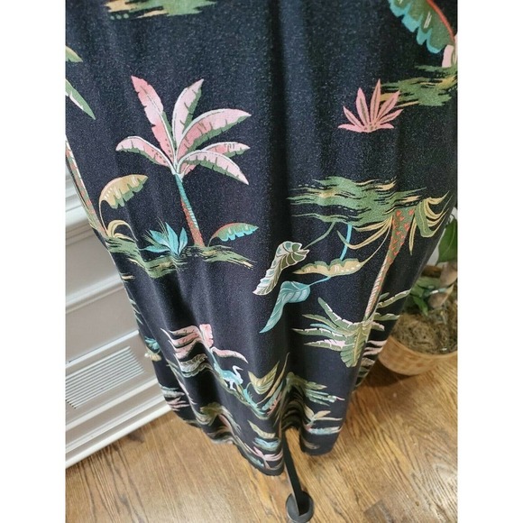 Old Navy Women's Blue Floral 100%Rayon V-Neck Strappy Long Maxi Dress Size Small - Picture 4 of 10